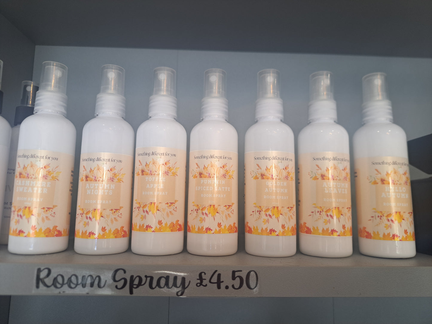 Autumn scents room sprays