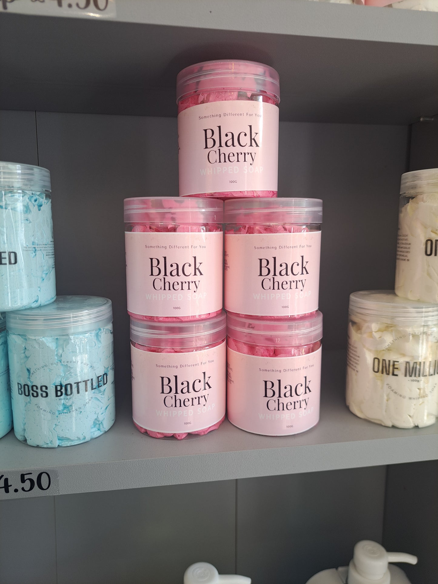 Whipped soap