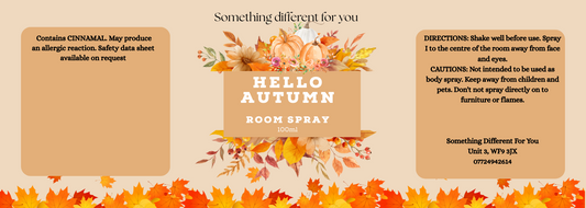 Autumn scents room sprays