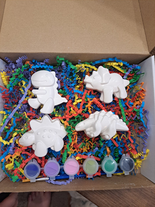 Dinosaur paint set