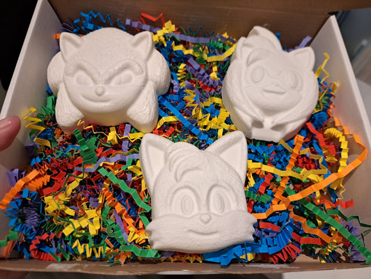 Sonic the hedgehog paint set