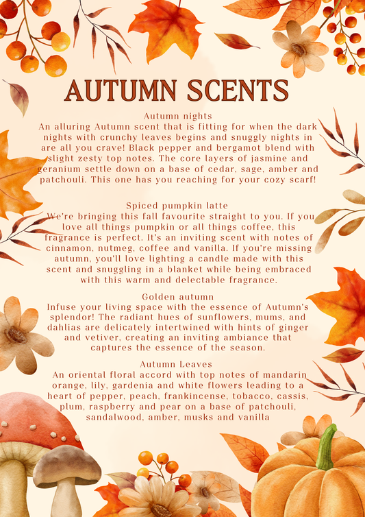 Autumn scented sizzlers