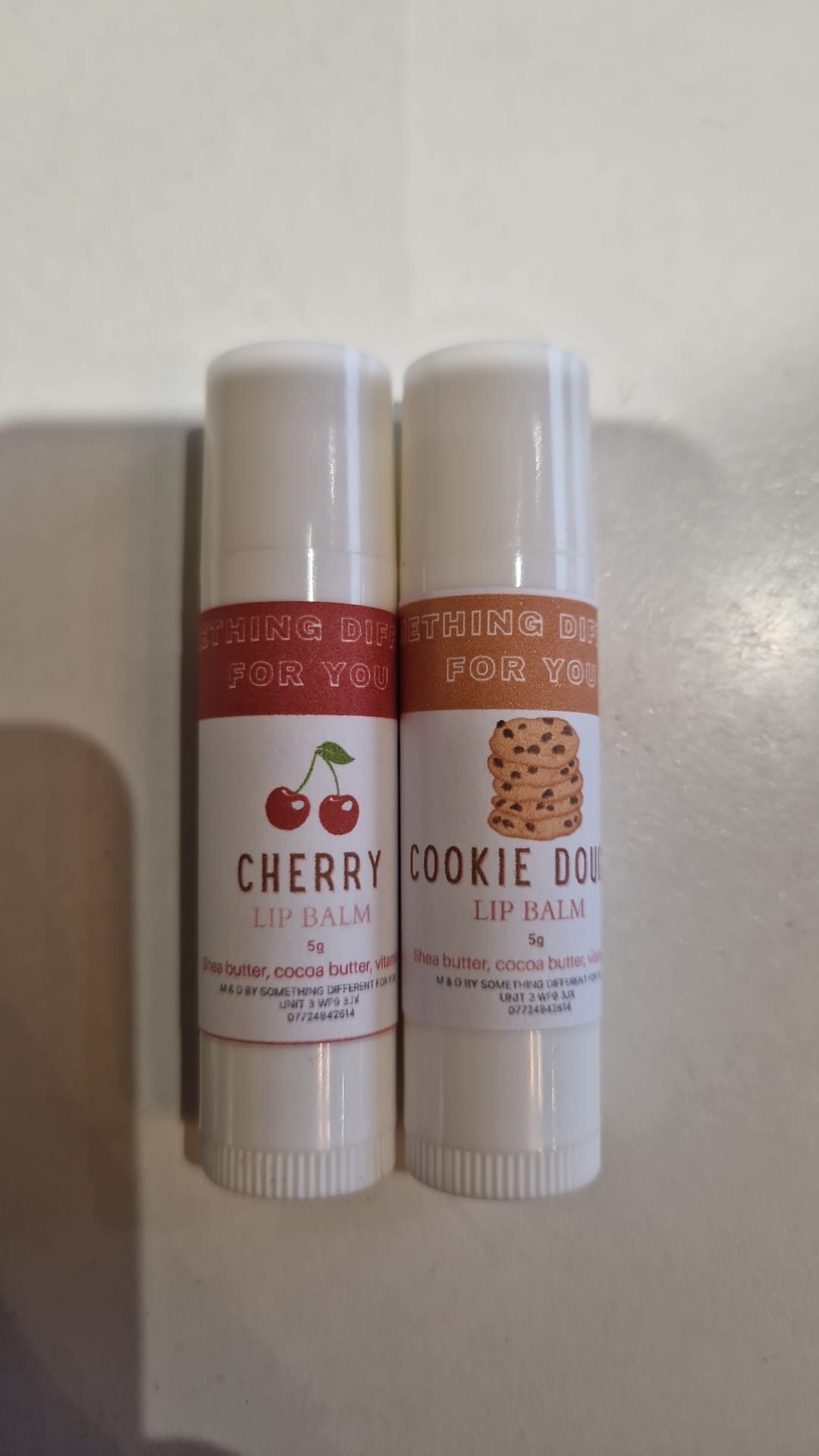 Flavoured lip balms