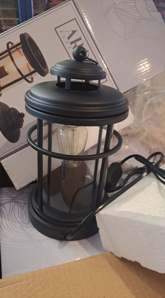 Edison Lantern Melter Black 22cm