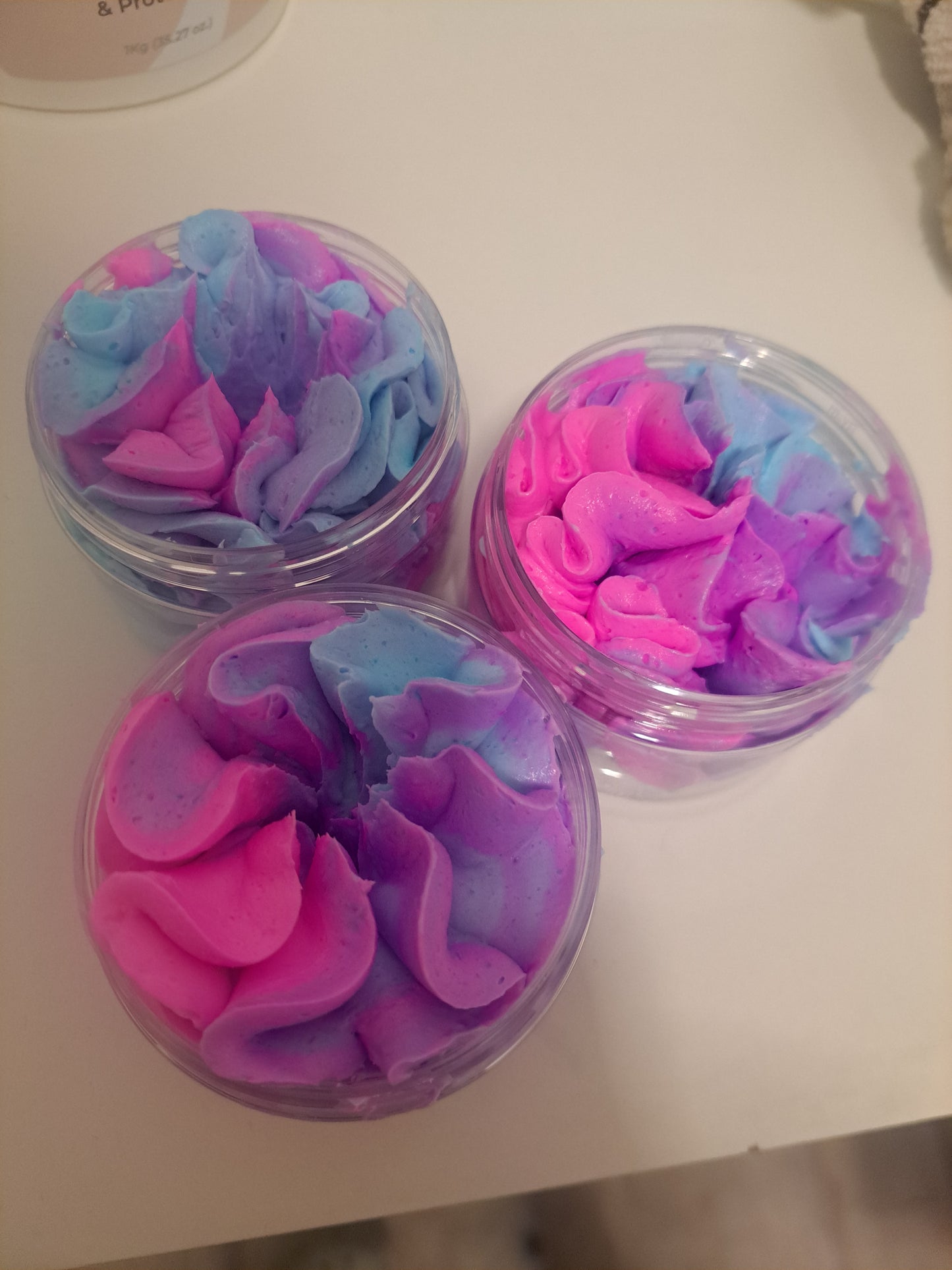 Whipped soap