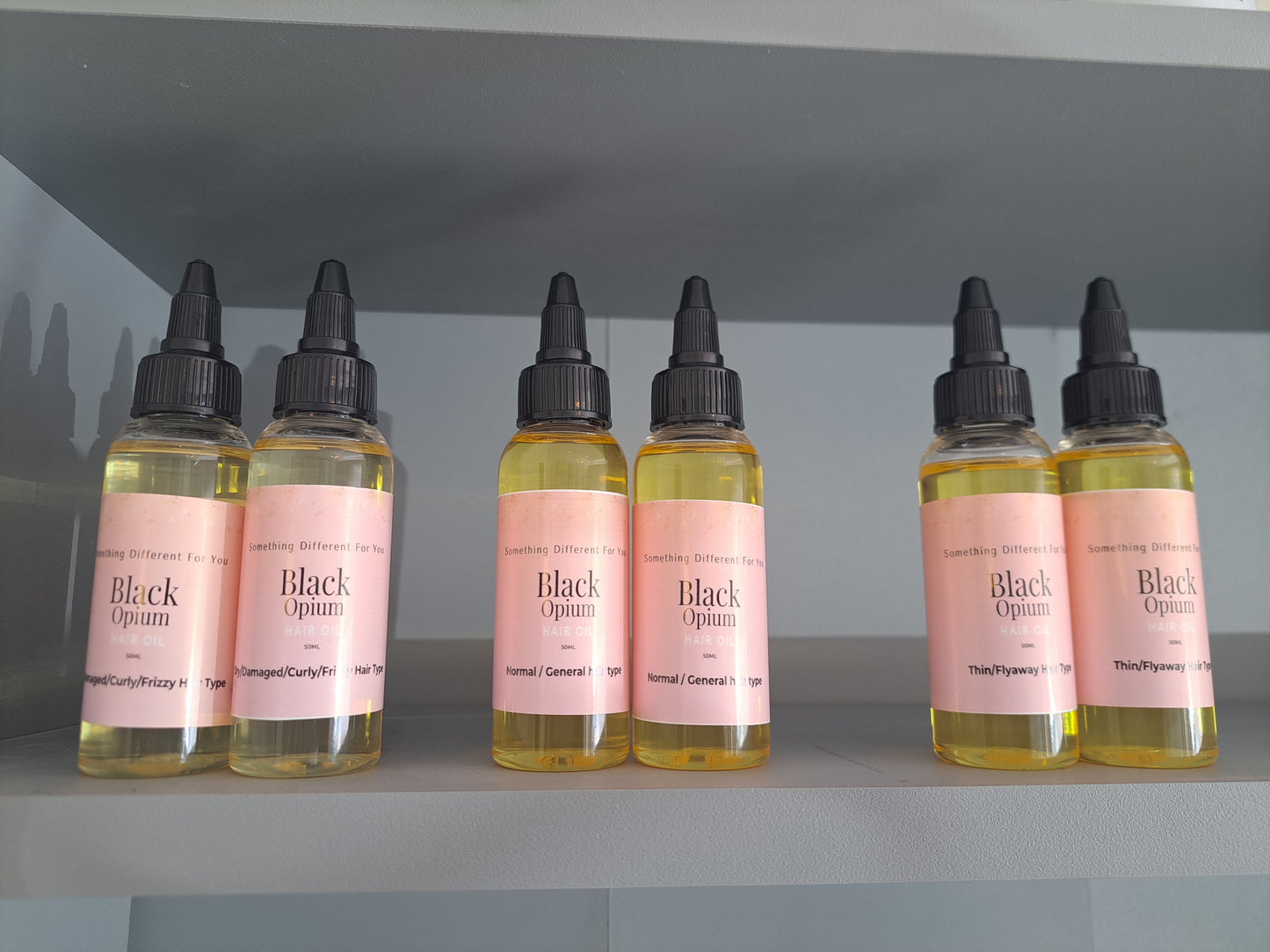 Hair oil - Dry, damaged, curly, frizzy hair type